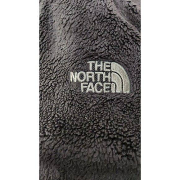 The North Face Jacket Womens M Black Osito Full Zip Fuzzy Soft Fleece Half Dome - Picture 2 of 10